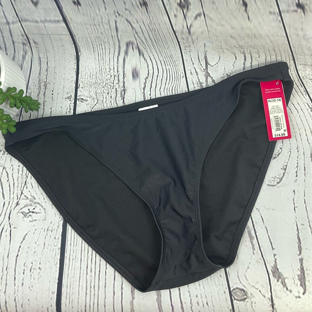 High Leg Scoop Bikini Bottom - Xhilaration- NWT